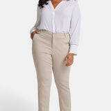 Sadie Slim Pants In Plus Size - Feather