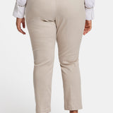 Sadie Slim Pants In Plus Size - Feather